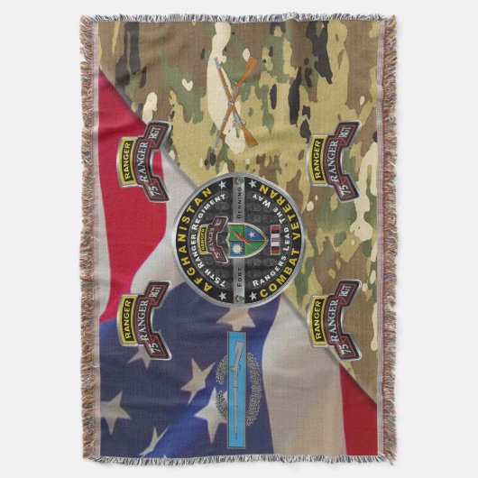 Couverture 75th Ranger Regiment Afghanistan Veteran (devant Vertical)