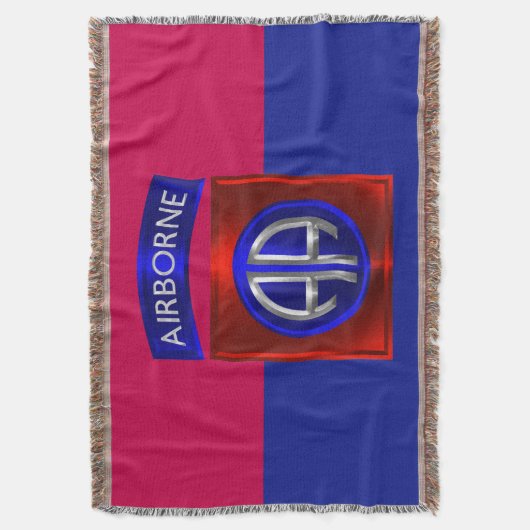 Couverture 82e division aéroportée Patch sur mesure métalliqu (devant Vertical)