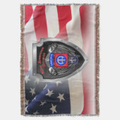 Couverture 82e division aéroportée Tous les boucliers américa (devant Vertical)