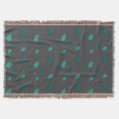 Couverture À feuillage persistant Tree Feuilles et Red Holly (Devant)