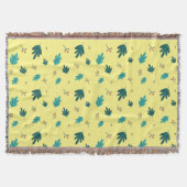 Couverture À feuillage persistant Tree Feuilles et Red Holly  (Devant)