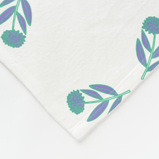 Couverture à fleurs folksy (Coin)