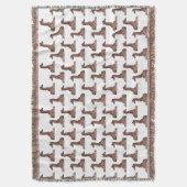 Couverture à jeter Baby Giraffe Frenzy (Blanc) (devant Vertical)