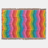 Couverture à lancer à franges colorées (Devant)
