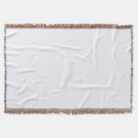 Couverture à lancer blanc fantôme (Devant)
