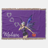 Couverture à lancer de fleur de tournesol (Devant)