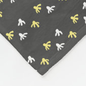 Couverture à lancer de maïs soufflé (gris foncé et (Coin)