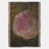 Couverture à lancer de rose rose texturée (devant Vertical)
