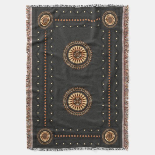 Couverture à lancer de style étrusque (devant Vertical)