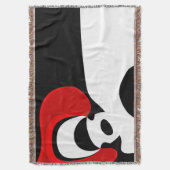 Couverture À M. Redd : Abstrait noir, blanc et rouge (devant Vertical)