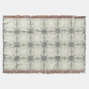 couverture à motif géométrique