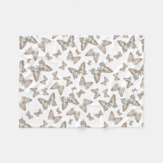 Couverture à motif papillon encastré (Devant (Horizontal))