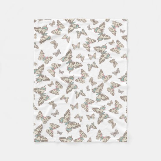 Couverture à motif papillon encastré (Devant)