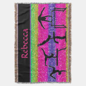 Couverture à paillettes pour événements de gymnast (devant Vertical)