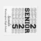 Couverture à peluche velours 2025 senior, personna (Devant (Horizontal))