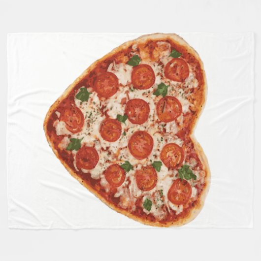 couverture à pizza en forme de coeur (Devant (Horizontal))