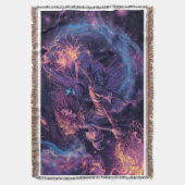 Couverture A psycheldelic witch throw blanket (devant Vertical)