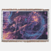 Couverture A psycheldelic witch throw blanket (Devant)