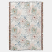 Couverture A symphony of song and petals pattern (devant Vertical)