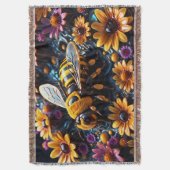 Couverture abeille sur fleur (devant Vertical)