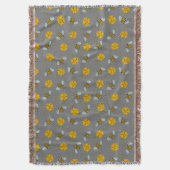 Couverture Abeilles et Boutons d'or sur Gris (devant Vertical)