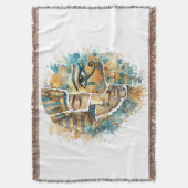 Couverture Abstract Egyptian Pharaoh with Eye of Horus (devant Vertical)