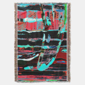Couverture Abstract Freedom – Custom Throw Blanket (devant Vertical)