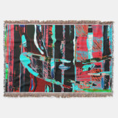 Couverture Abstract Freedom – Custom Throw Blanket (Devant)