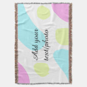 Couverture Abstract geometric shapes pastel add name photo ba (devant Vertical)