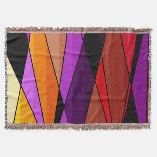 Couverture Abstract moderne geometric shapes triorange (Devant)