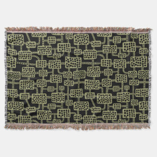 Couverture Abstrait 041113 - Khaki sur noir