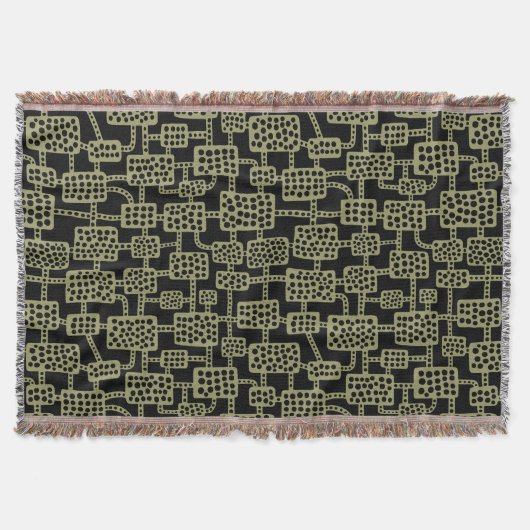 Couverture Abstrait 041113 - Khaki sur noir (Devant)