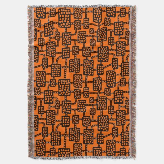 Couverture Abstrait 041113 - Noir sur orange (devant Vertical)