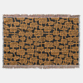 Couverture Abstrait 041113 - Orange clair sur noir (Devant)