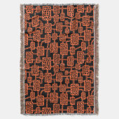 Couverture Abstrait 041113 - Orange d'automne sur noir (devant Vertical)