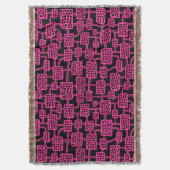 Couverture Abstrait 041113 - Rose chaud sur noir (devant Vertical)