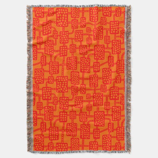 Couverture Abstrait 041113 - Rouge sur orange (devant Vertical)