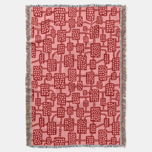 Couverture Abstrait 041113 - Rubis et rose chaud (devant Vertical)