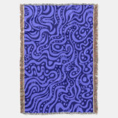 Couverture Abstrait 041211 - Bleu électrique sur Deep Navy (devant Vertical)