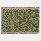 Couverture Abstrait 041211 - Olive foncé à Khaki (Devant)