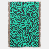 Couverture Abstrait 041211 - Turquoise avec noir (devant Vertical)