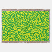 Couverture Abstrait 041211 -Vert herbe avec jaune (Devant)