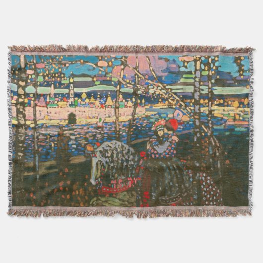 Couverture Abstrait Kandinsky équitation Couple coloré (Devant)
