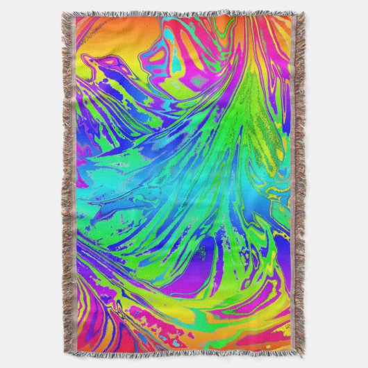 Couverture Abstrait Splashing Rainbow Liquid (devant Vertical)