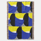 Couverture Abstraite bleu jaune noir (devant Vertical)