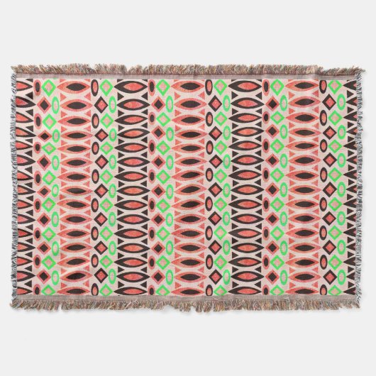 Couverture Abstraite folk ethno-africaine traditionnel (Devant)