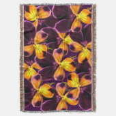 Couverture Abstraite Jaune violet (devant Vertical)