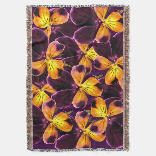 Couverture Abstraite Jaune violet (devant Vertical)