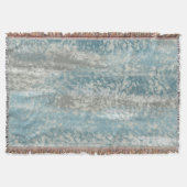 Couverture Abstraite teintes douces gris Turquoise (Devant)