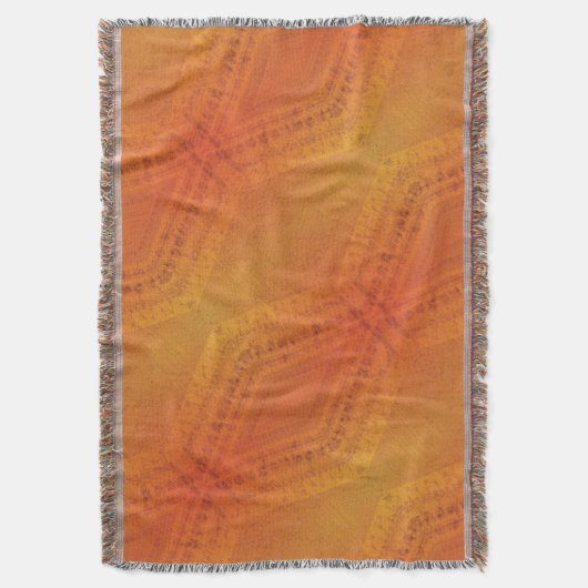 Couverture Acceptation | Motif de Shibori rouge orange jaune (devant Vertical)